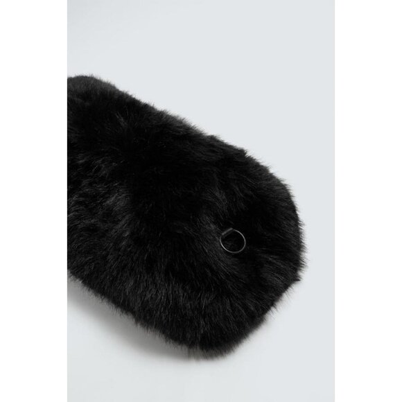 ZARA FAUX FUR ENVELOPE BAG FOR ZARA X DISNEY HARRY LAMBERT - Picture 4 of 5